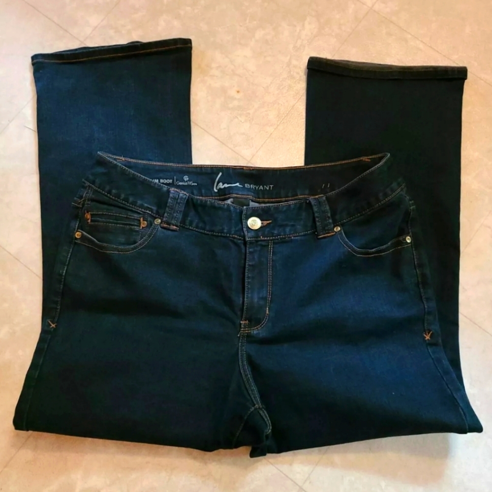 Womens Lane Bryant Genius Fit Slim Boot jeans, Size 18 Petite